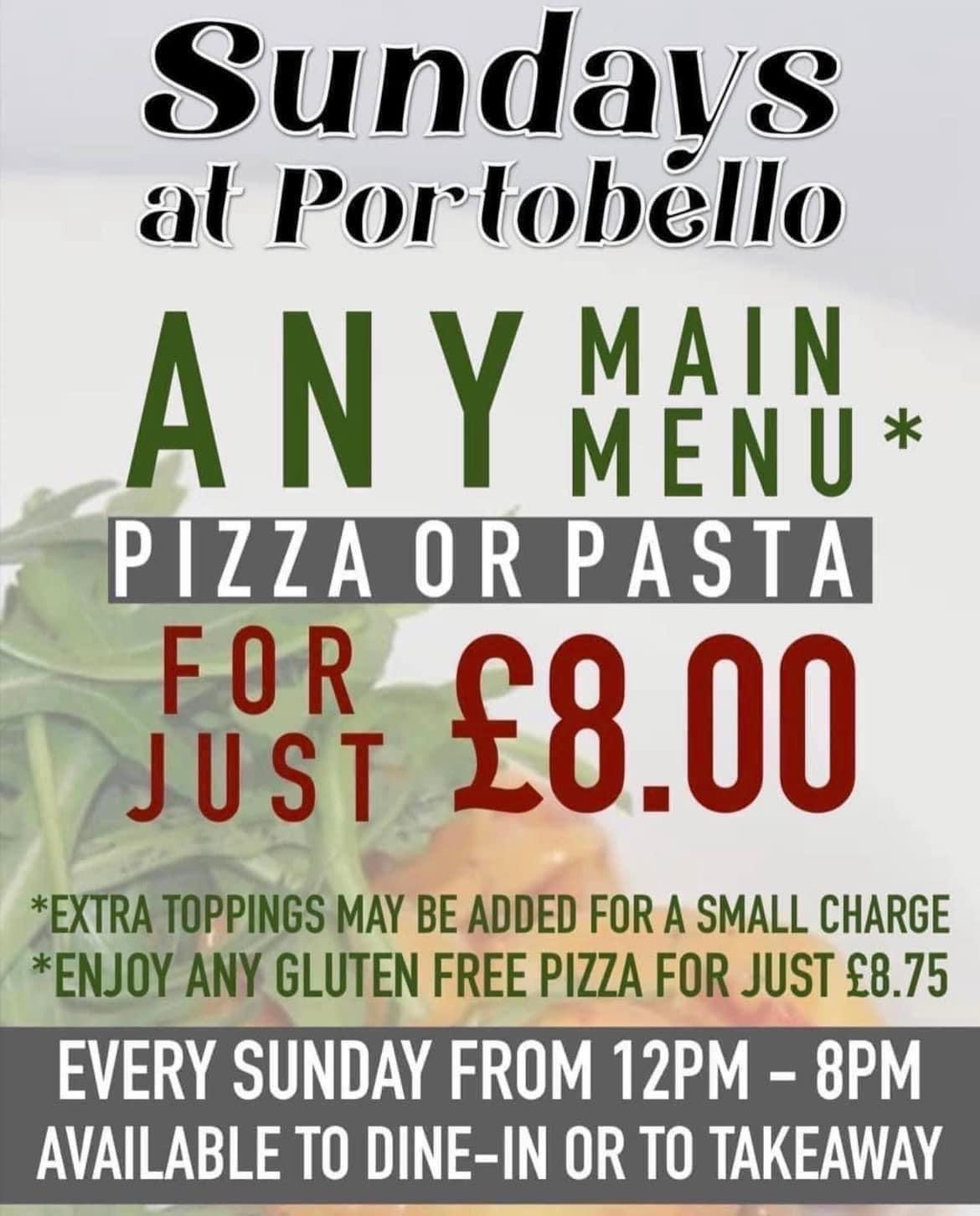 Portobello Tamworth Tamworth's Premier Italian Restaurant
