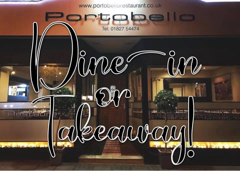 Portobello Tamworth Tamworth's Premier Italian Restaurant